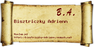 Bisztriczky Adrienn névjegykártya